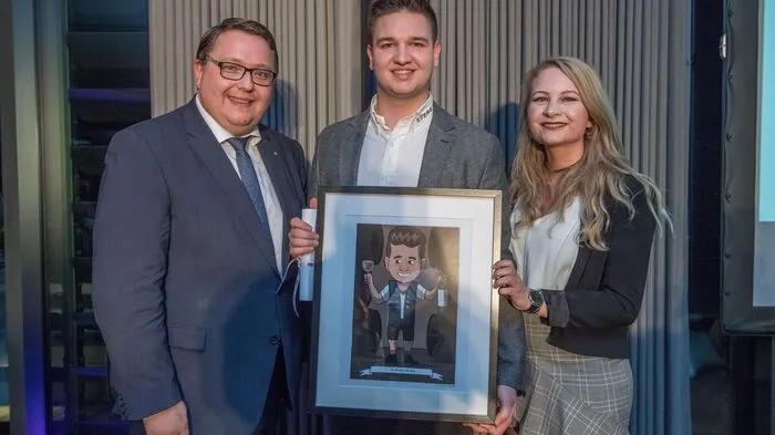 Der Jungwinzer Florian Lieleg gewann die Kategorie "Newcomer".