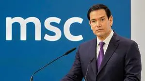 US-Außenminister Marco Rubio spricht bei der Münchener Sicherheitskonferenz