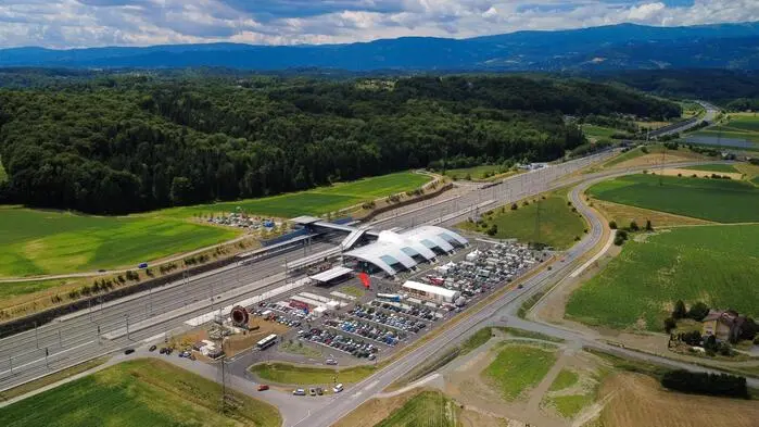 Der Bahnhof Weststeiermark in Groß St. Florian ist der größte neugebaute Bahnhof entlang der Koralmbahn