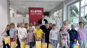 Alle Kinder durften eine Überraschung der Kinderzeitung mit nach Hause nehmen