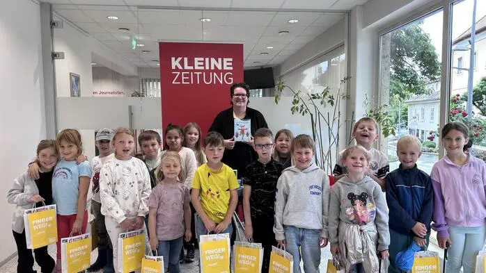 Alle Kinder durften eine Überraschung der Kinderzeitung mit nach Hause nehmen