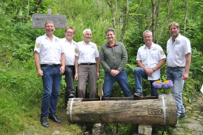 Ein Teil des Teams das sich für den Lehrpfad engagiert und ihn gestaltet hat.