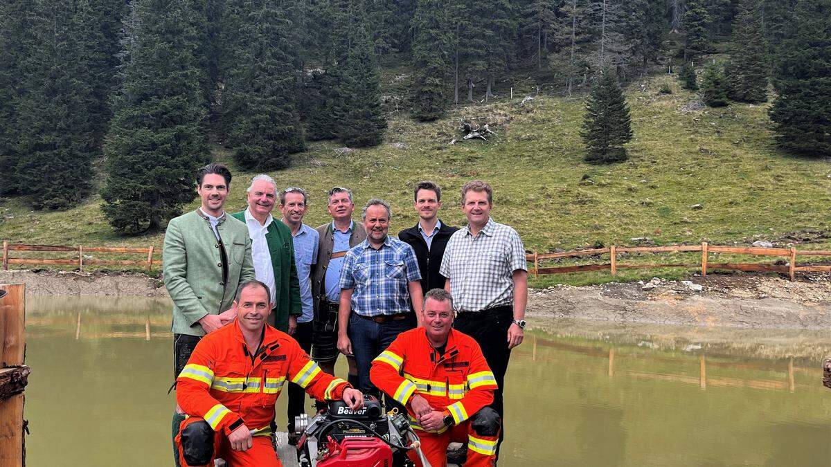 Die Land&Forst Betriebe Steiermark führten gemeinsam mit der Forstverwaltung Franz Mayr-Melnhof-Saurau und Referenten des Bundesministeriums für Land- und Forstwirtschaft, der Universität für Bodenkultur Wien und der Landesforstdirektion Steiermark eine Übung zur Waldbrandprävention durch