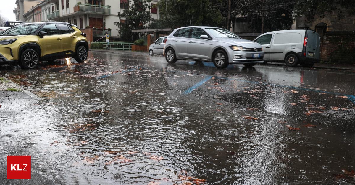 Severe weather with storms and flooding on the Adriatic