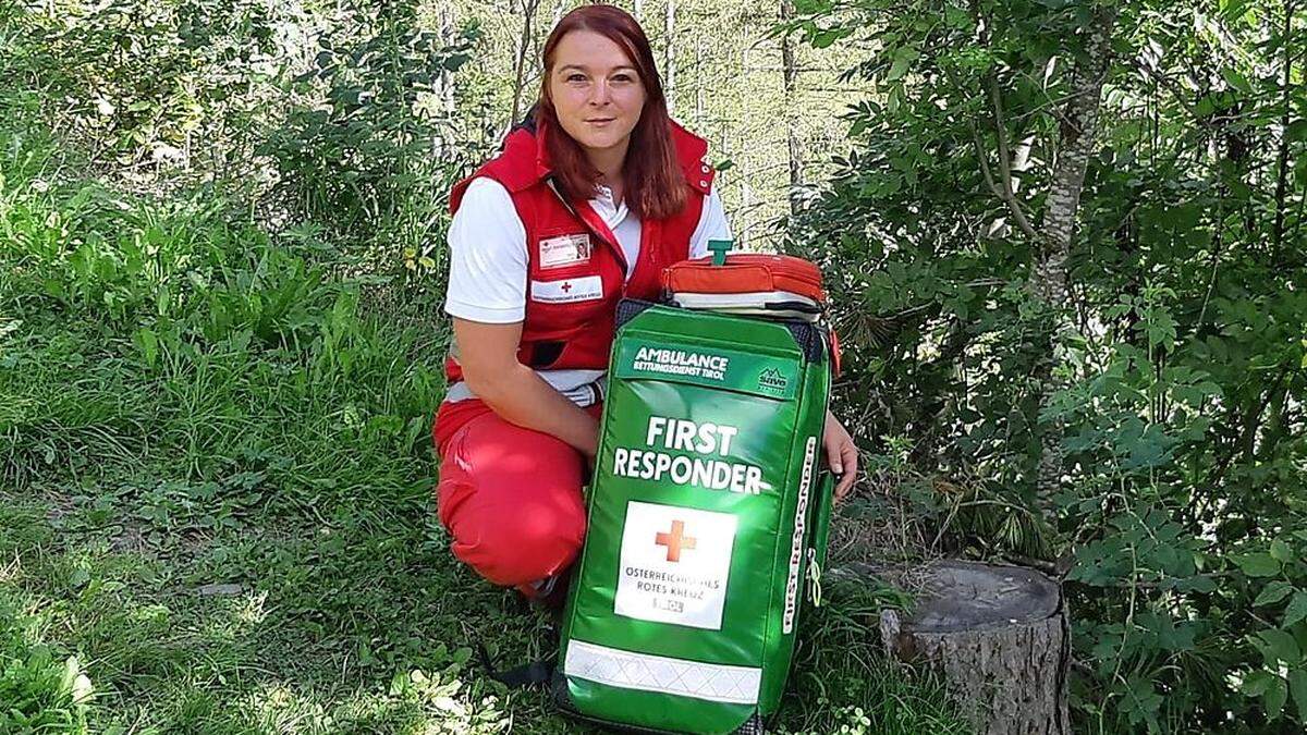 Regina Mariacher ist seit 2009 im Rettungsdienst Ortstelle Matrei tätig