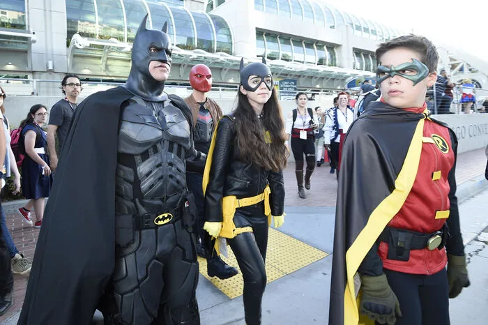 ... über Batman und Robin ...