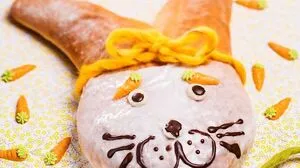 Osterhase aus Germteig