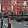 Am Roten Platz in Moskau wird heute der "Tag des Sieges" mit einer Militärparade begangen