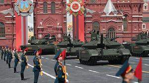 Am Roten Platz in Moskau wird heute der &quot;Tag des Sieges&quot; mit einer Militärparade begangen
