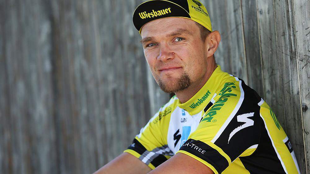 Der Kraubather Extremradfahrer Christoph Strasser ist manchmal auch ohne Fahrrad ganz zufrieden 	 