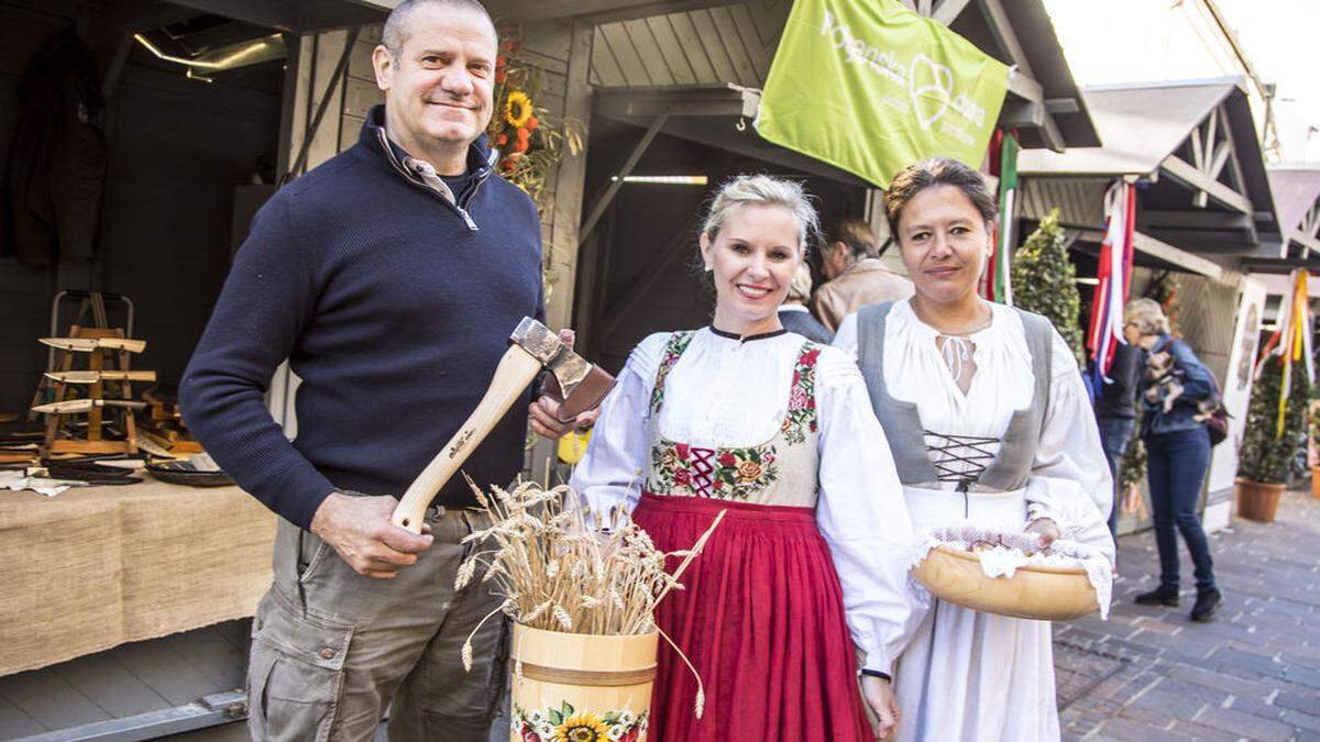 Auf der Genussmeile gibt es  leckere Produkte aus dem Alpen-Adria Raum zu kosten.