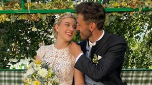 Laura und Markus Reinisch feierten Hochzeit in St. Oswald, Kloster 