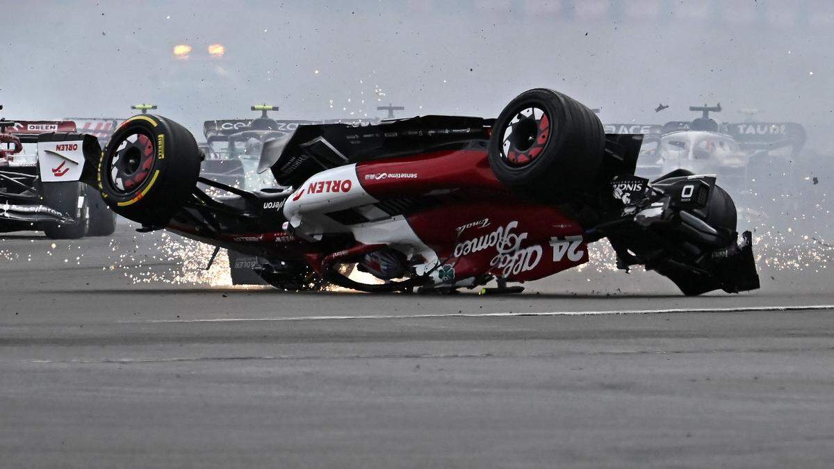 Der Unfall von Guanyu Zhou ging glücklicherweise glimpflich aus