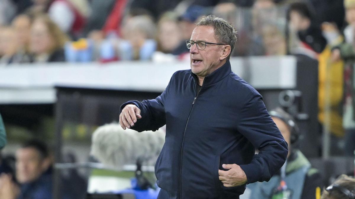 Volles Pressing von der Seite: Ralf Rangnick