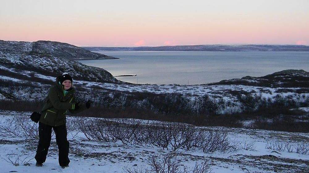 Sabine Ebner im finnischen Lappland: Sie erkundete mit Erasmus den Norden Europas 