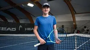 Lionel Frießnegg zählt zu den besten jungen Tennisspielern Österreichs