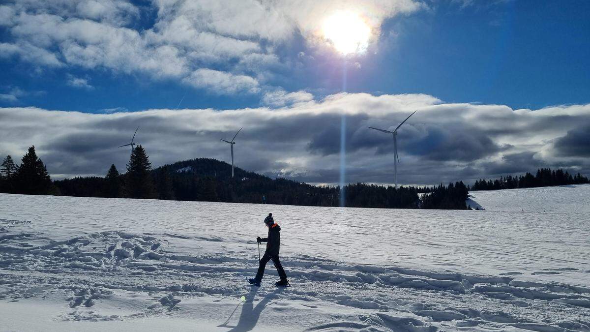 Schneeschuhwanderungen im Hebalm-Gebiet sind bei den Urlaubern beliebt