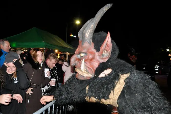 LOKAL ,2024- 12-07, Finkenstein Krampuslauf
im Bild:  Finkenstein Krampuslauf
Credit Photo by:Hermann Sobe 