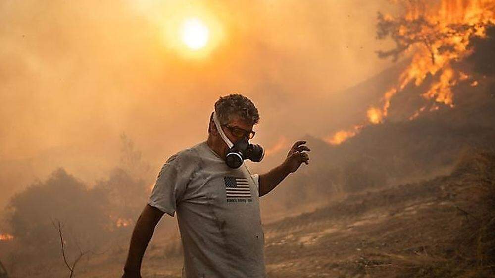 Die Brände in Griechenland dauern an