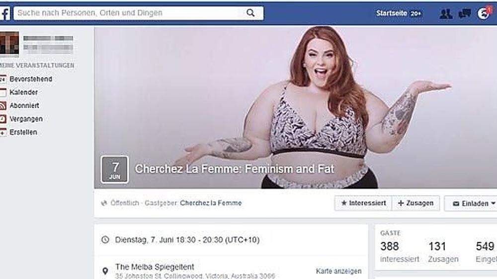 FB blockierte diese Werbung als &quot;unerwünschte Körperdarstellung&quot;