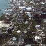 Verwüstungen auf der Insel Man-O-War Cay, Teil der Bahamas