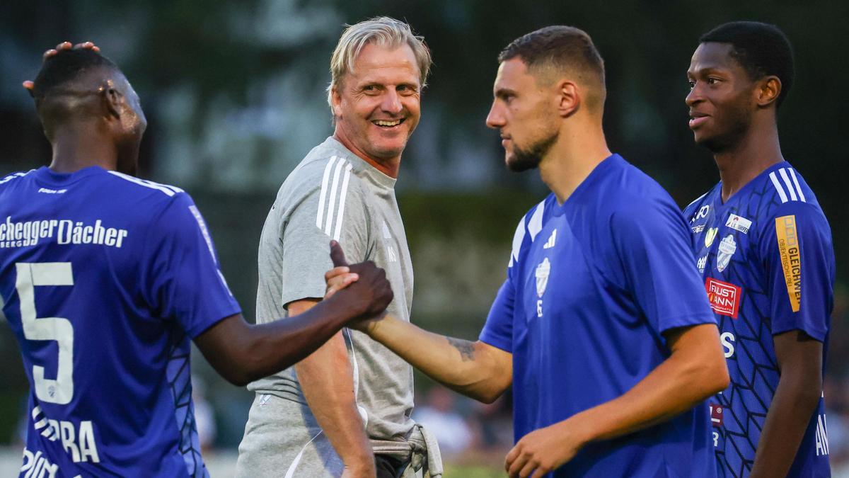 Hartberg-Trainer Markus Schopp sprach von einem angenehmen Ergbnis