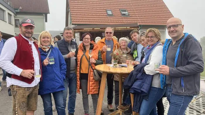 Ausgelassene Stimmung herrschte beim Weinbergfest in Klöch