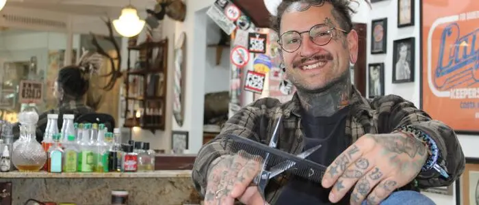 Matthias Copony in seinem neuen Shop in der Weizer Lederergasse