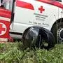 Ein Motorradfahrer wurde bei einem Unfall verletzt