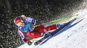 Conny Hütter hat noch theoretische Chancen auf die Abfahrtskugel 