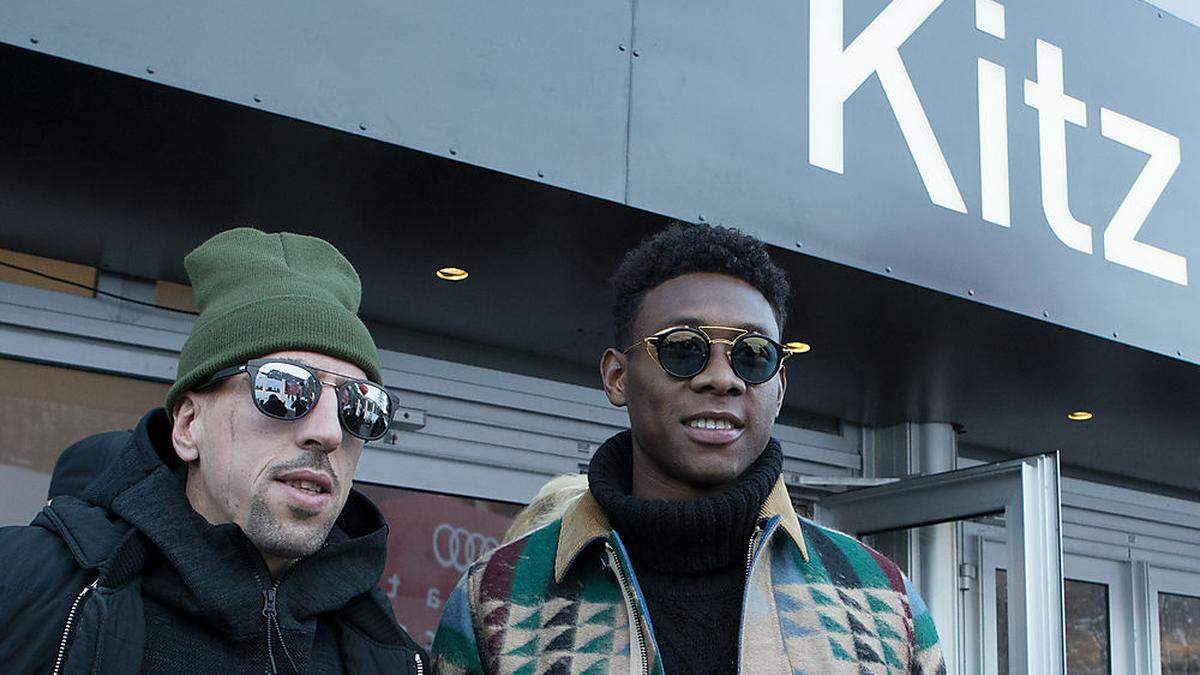 Franck Ribery und David Alaba in Kitzbühel