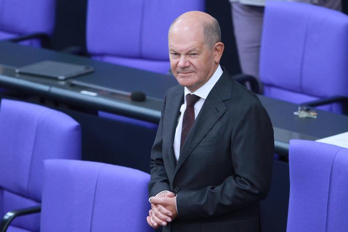 Deutschlands Kanzler Olaf Scholz (SPD)