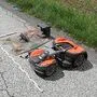 Dieser Mähroboter wurde von den Dieben gestohlen - aber nur für kurze Zeit