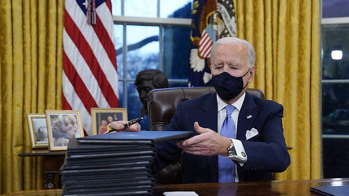 Joe Biden steigt wieder ins Klimaabkommen ein
