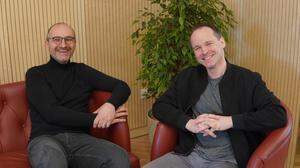Helmut Weinhandl und Florian Palier organisieren die „Guitar Days“ in Klagenfurt. 