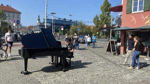 &quot;Open Piano&quot; am Franziskanerplatz