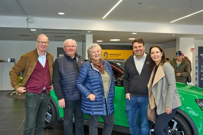 Eugen Freund, Hubert Aichlseder, Waltraud Freund, Maximilian und Ingrid Elisabeth Aichlseder 