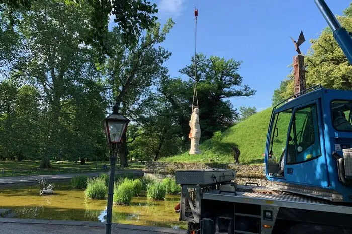 Mehr Fotos von den Arbeiten im Stadtpark.