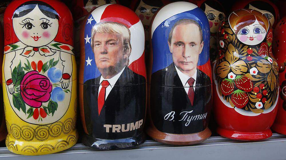 Liefern sich ein Scharmützel um die Anzahl der Diplomaten: Trump und Putin