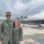 Piloten der Vermont Air National Guard. Rechts: Lt. Kelsey Flannery