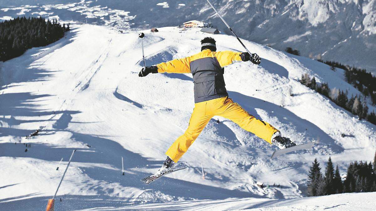 Das Dreiländereck bietet auf 17 Pistenkilometern und über knapp 1500 m Seehöhe grenzenloses Skivergnügen