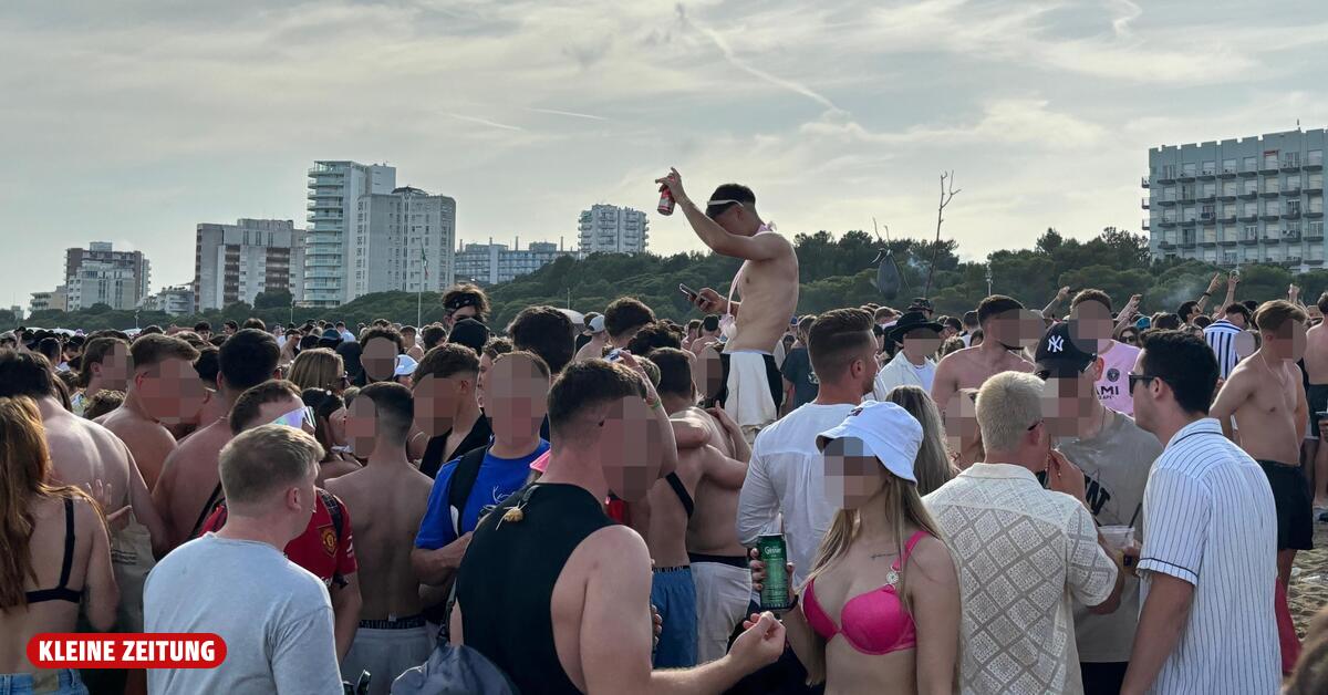 Full throttle in Lignano: Styrian drank liters of vodka and lemonade and ...