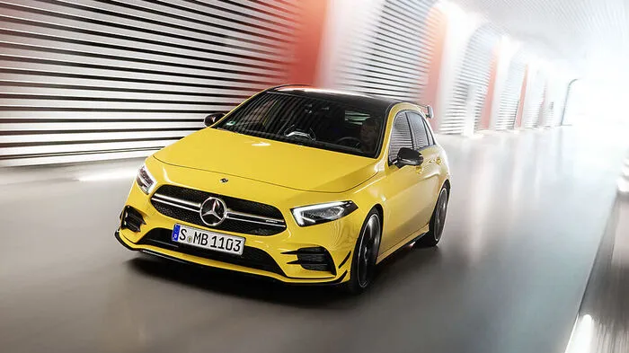 Gelbe Versuchung: der AMG-Ableger der A-Klasse mit 306 PS
