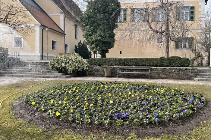 Die bunten Farben bringen den Frühling in die Gemeinde.