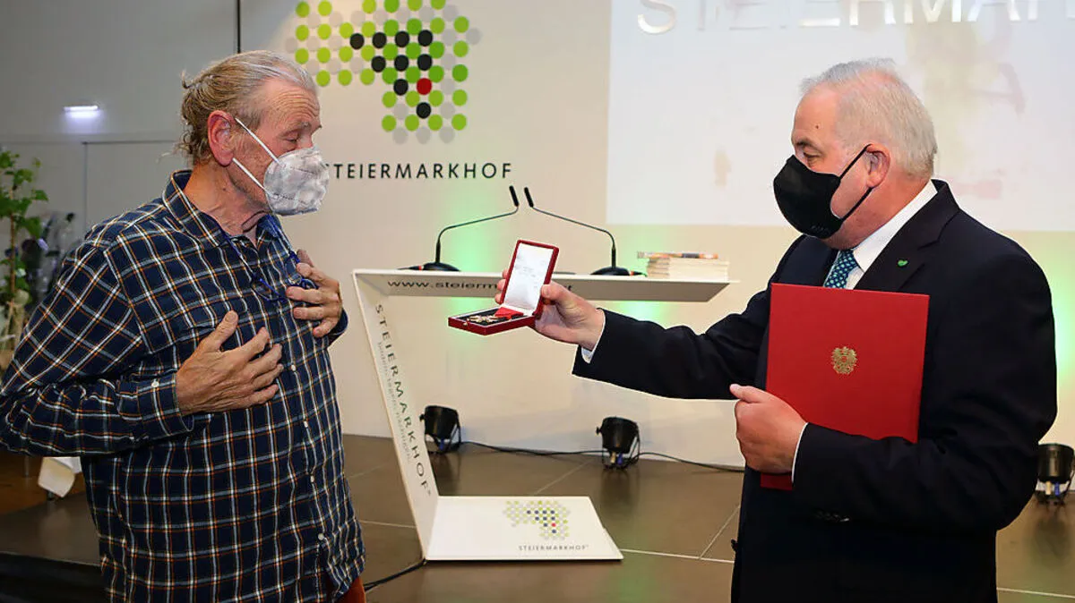 Gerald Brettschuh und LH Hermann Schützenhöfer