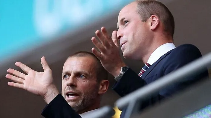 Viel Prominenz zeigte sich auf den Tribünen des Londoner Wembley-Stadions. Prinz William und UEFA-Präsident Aleksander Čeferin zeigten sich ebenso wie...