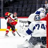Finnland-Goalie Saros musste sich nur Bernd Wolf geschlagen geben