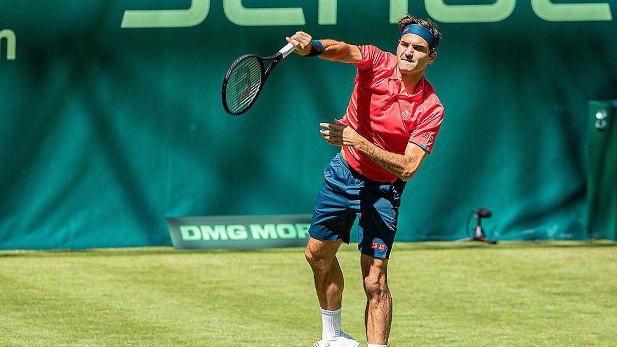 Roger Federer ist in Halle bereits wieder ausgeschieden