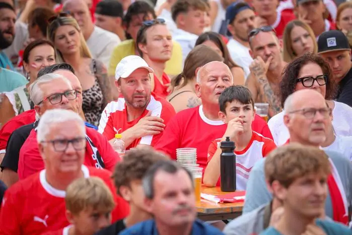 Beim WM-Spiel zwischen Österreich und Argentinien fieberten alle mit.