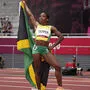 Die Jamaikanerin Megan Tapper widmete ihre Bronzemedaille ihrer österreichischen Trainingsgruppe und dem ganzen Land